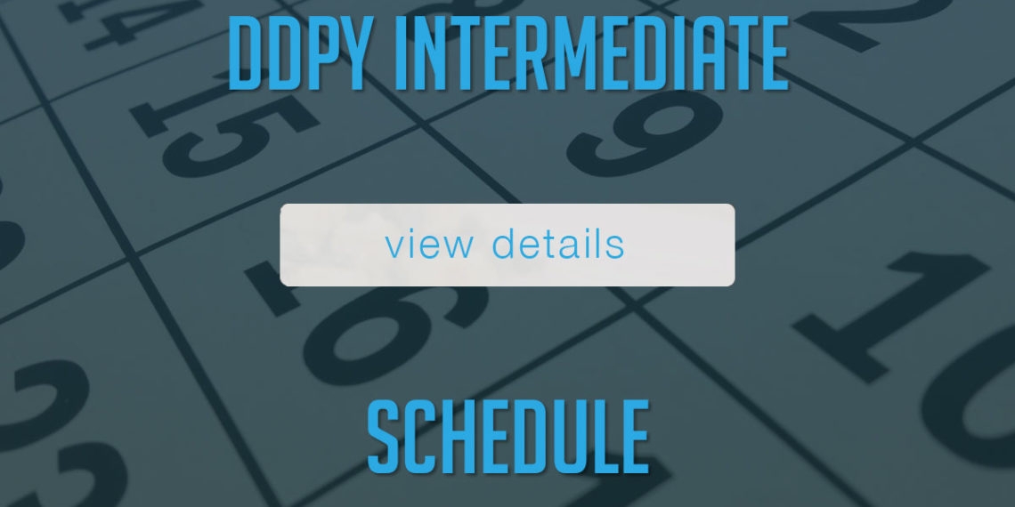 DDPY ADVANCED SCHEDULE